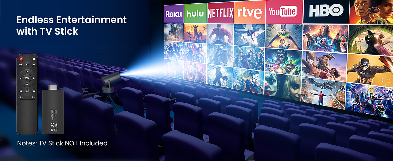 投影仪亚马逊主图/A+/品牌故事,室内,室外场景