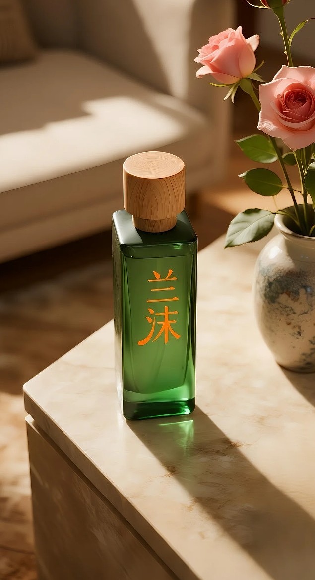 个人 自创 兰沫护肤品产品包装设计宣传 海报