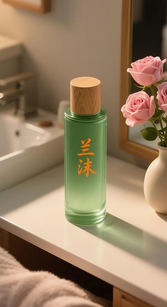 个人 自创 兰沫护肤品产品包装设计宣传 海报