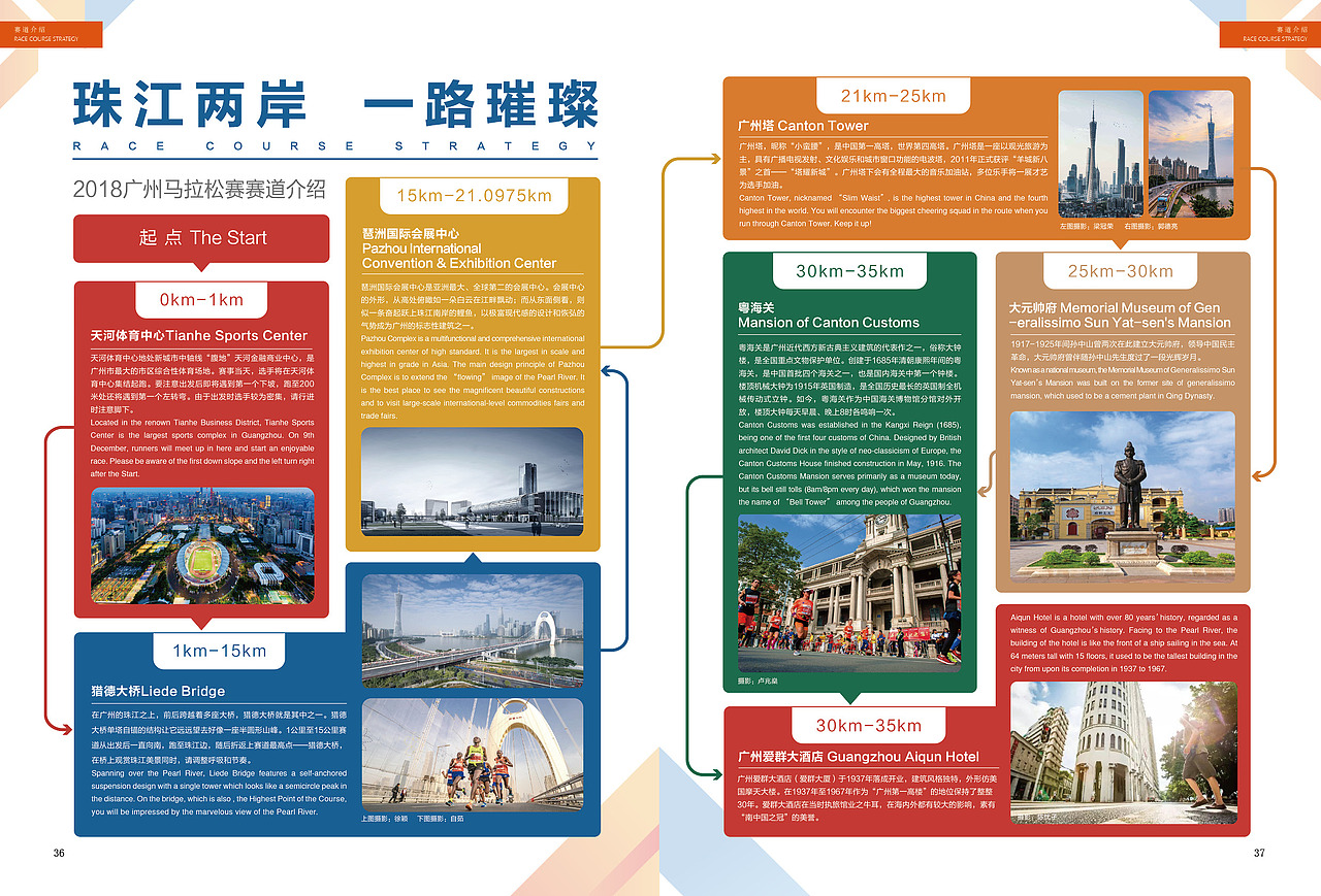 广州马拉松秩序册排版设计