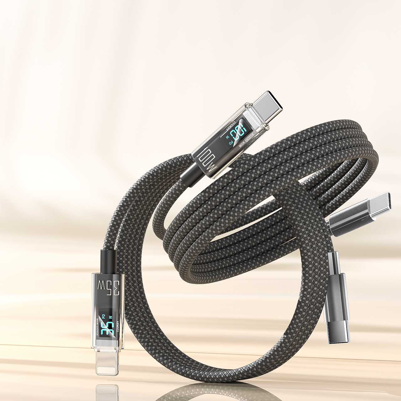 透明漸變數(shù)顯-快充數(shù)據(jù)線（圖ZMzk0NDI2NTky） - 產(chǎn)品 - 站酷設(shè)計師我要五顏六色的嘿原創(chuàng)素材 - 站酷ZCOOL