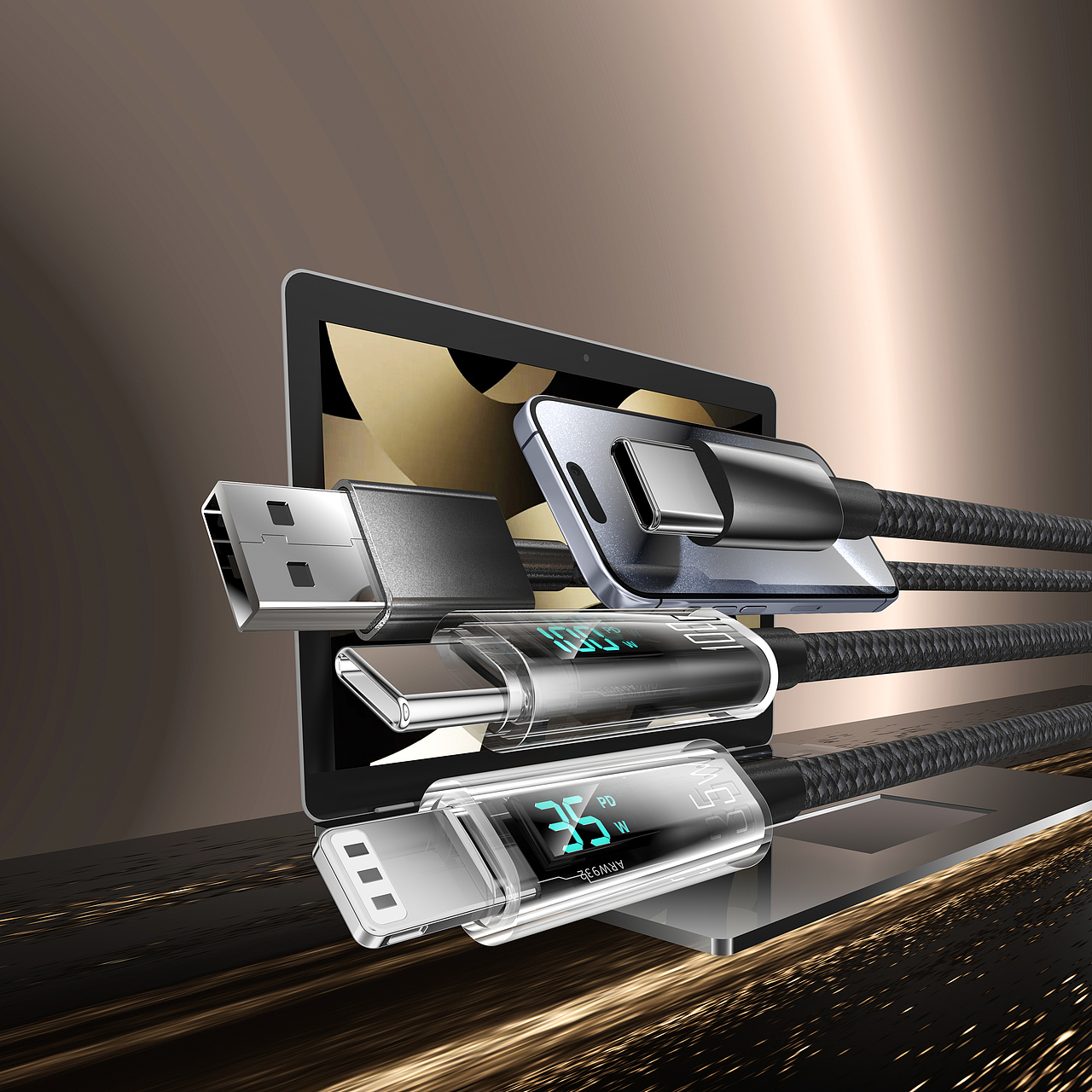 透明漸變數(shù)顯-快充數(shù)據(jù)線（圖ZMzk0NDI2ODcy） - 產(chǎn)品 - 站酷設(shè)計師我要五顏六色的嘿原創(chuàng)素材 - 站酷ZCOOL