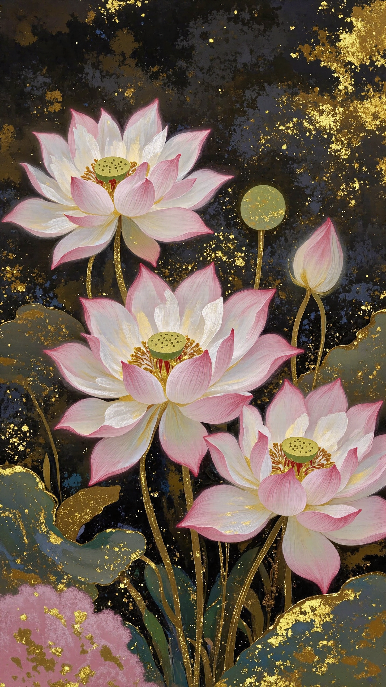 国风壁纸 | 仙鹤绕金楼｜锁屏穿越到盛唐（图ZMzk0NDI3NjQ4） - AI作品 - 站酷设计师星星炸毛企鹅原创素材 - 站酷ZCOOL