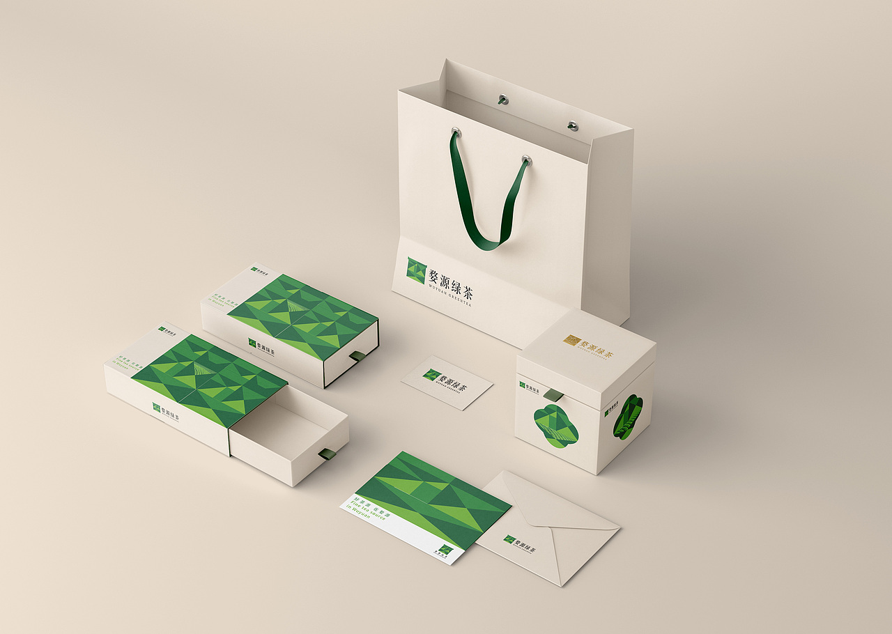 婺源绿茶logo设计