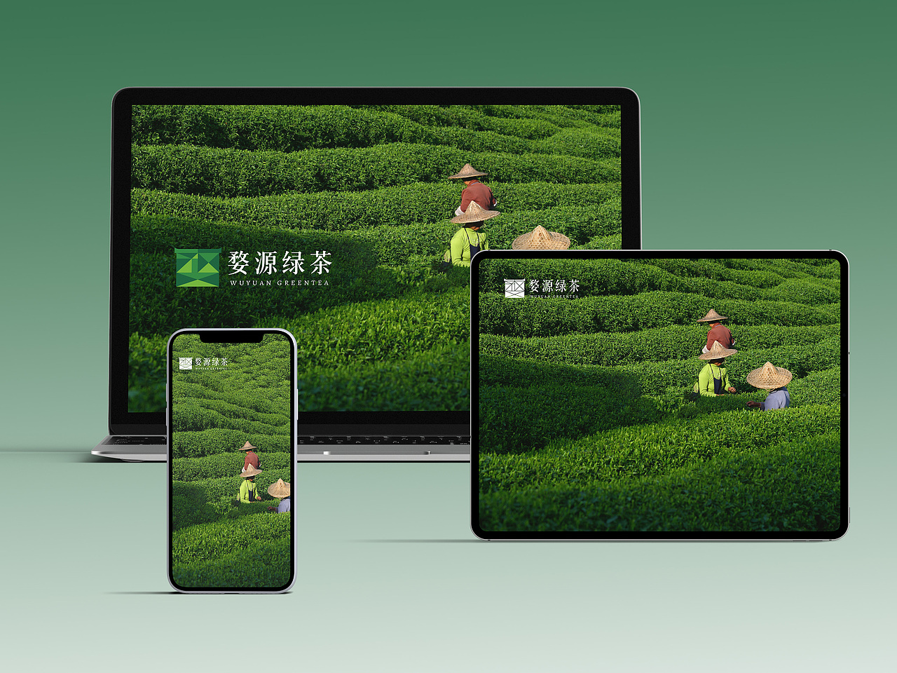 婺源绿茶logo设计