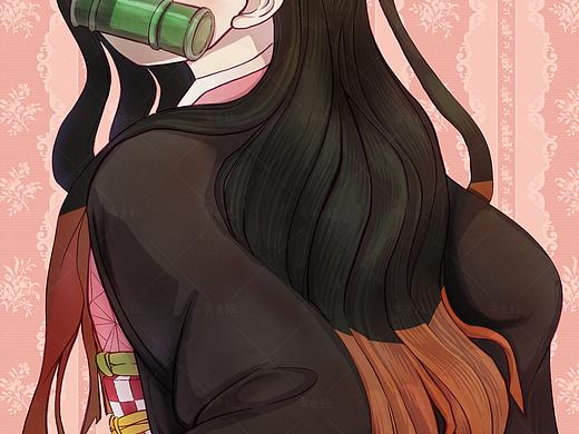 祢豆子 原创插画设计