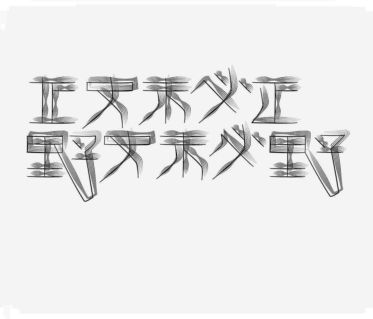 字形的字型