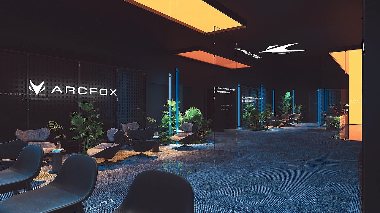 打卡科技感汽车展厅💫 沉浸式体验超酷美学美陈展示