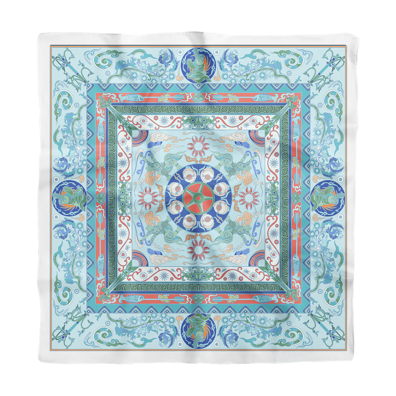 古蜀回响：三星堆主题插画设计