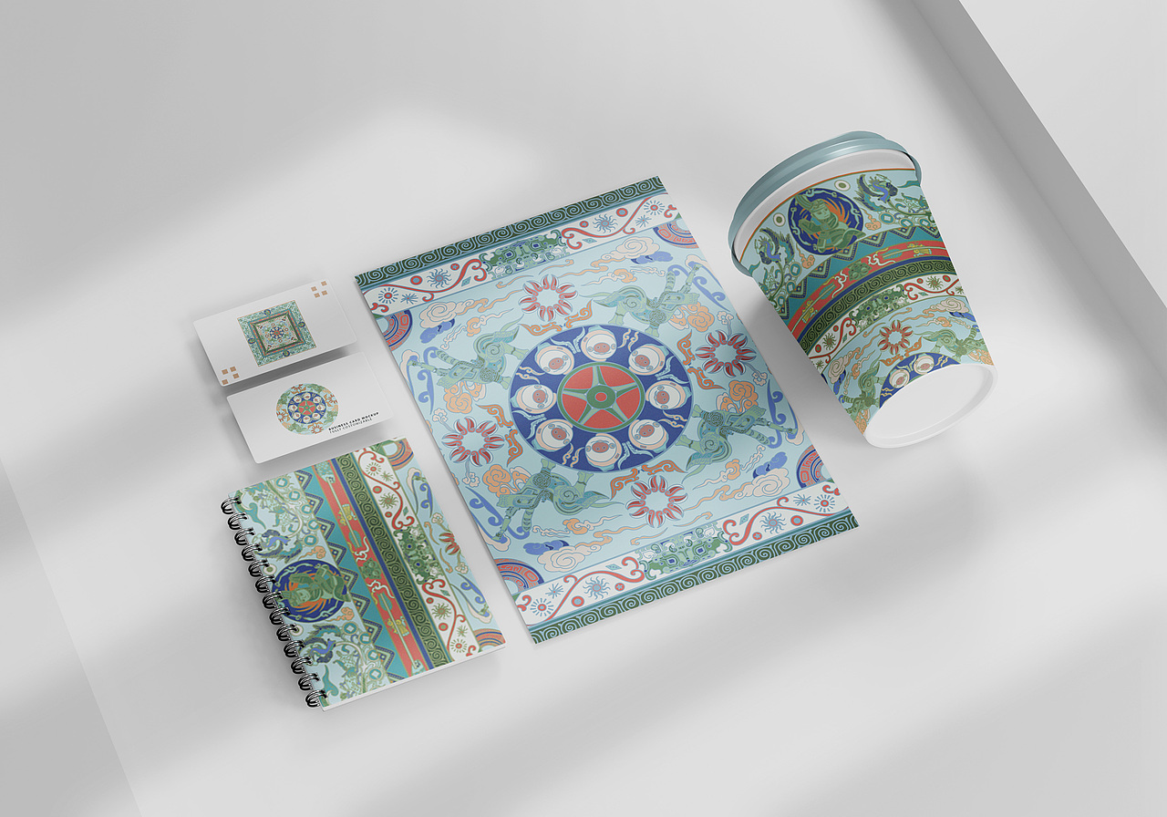 古蜀回响：三星堆主题插画设计