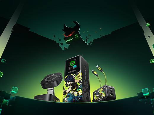 【UGREEN X 原神 】联名项目渲染物料