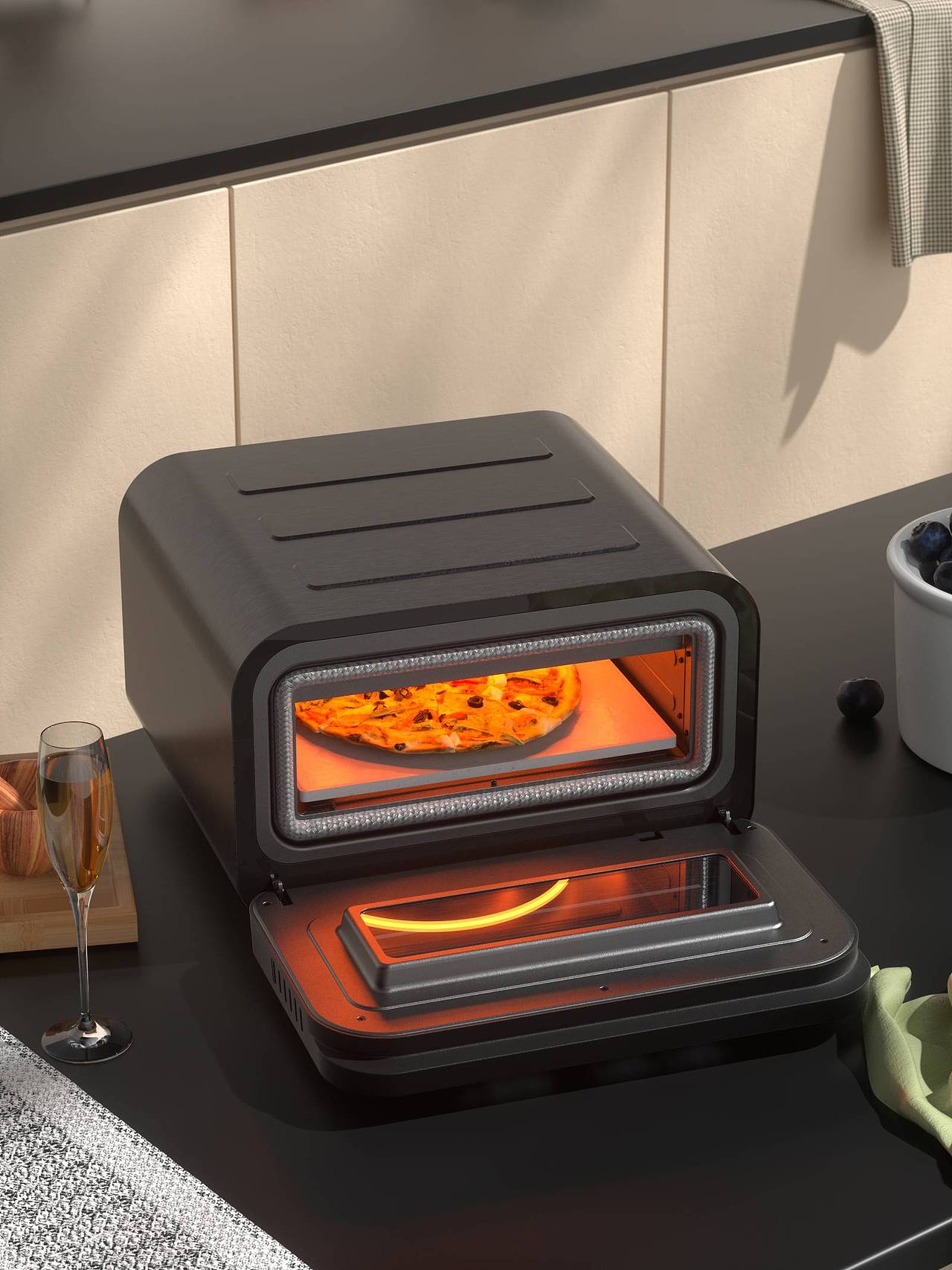 2025成功设计大奖-欧博尔披萨机（图ZMzk0NDUyNTg4） - 生活用品 - 站酷设计师成功设计平台原创素材 - 站酷ZCOOL