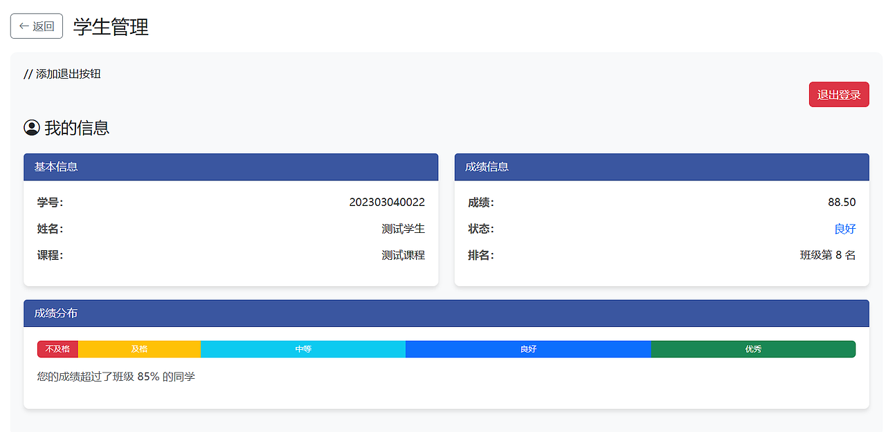【B 端成绩管理系统 UI 设计】数据驱动的教育管理
