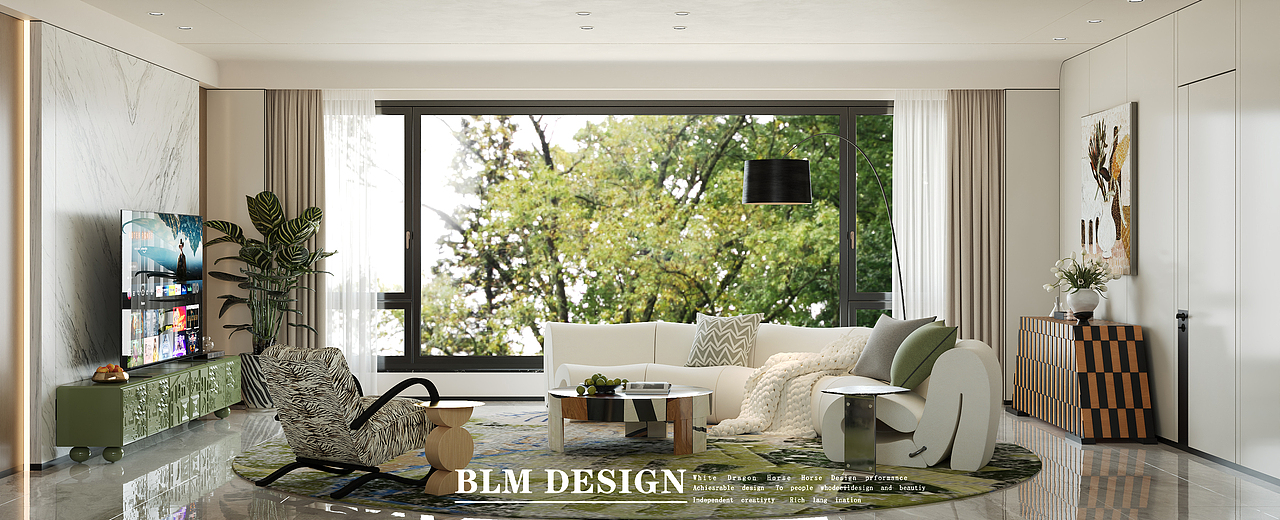 原木设计案例分享—白龙马效果图