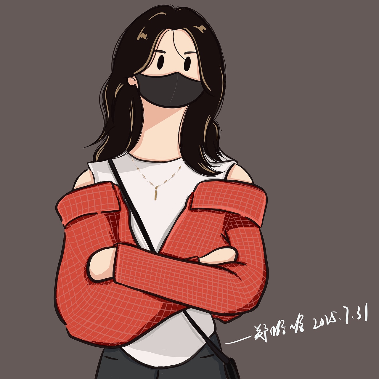 插画不同风格的尝试