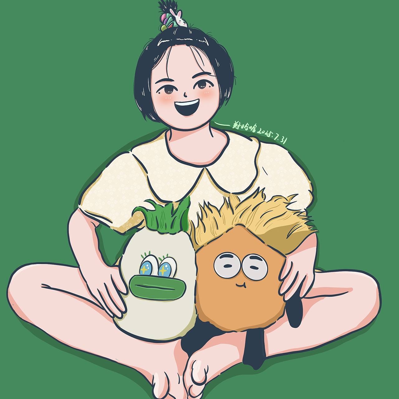 插画不同风格的尝试