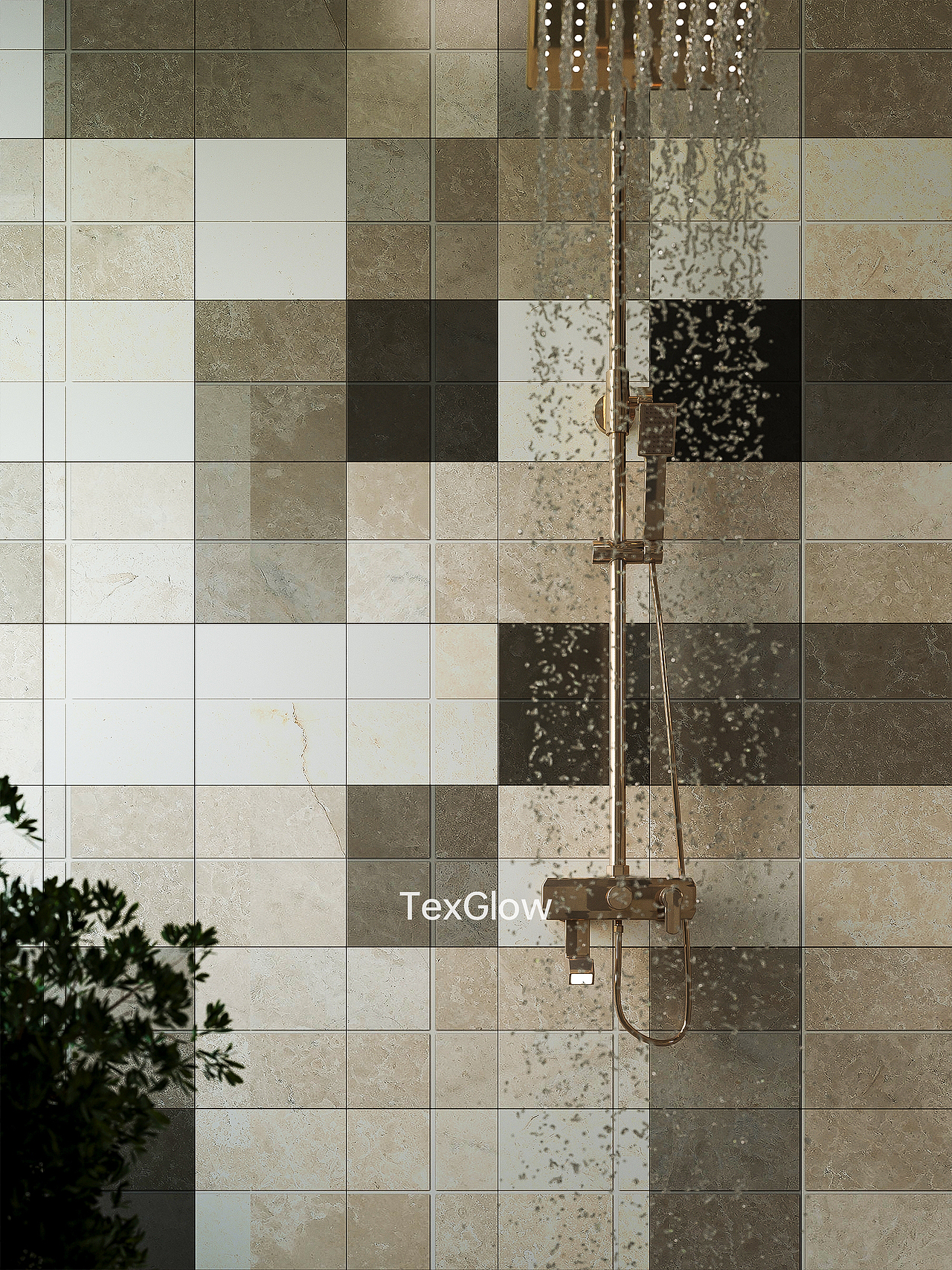 瓷砖搭配-卫浴空间