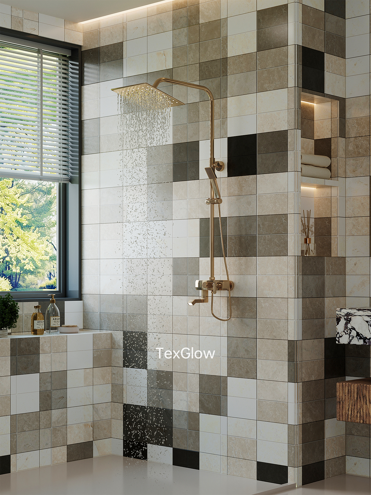 黑白键卫浴空间