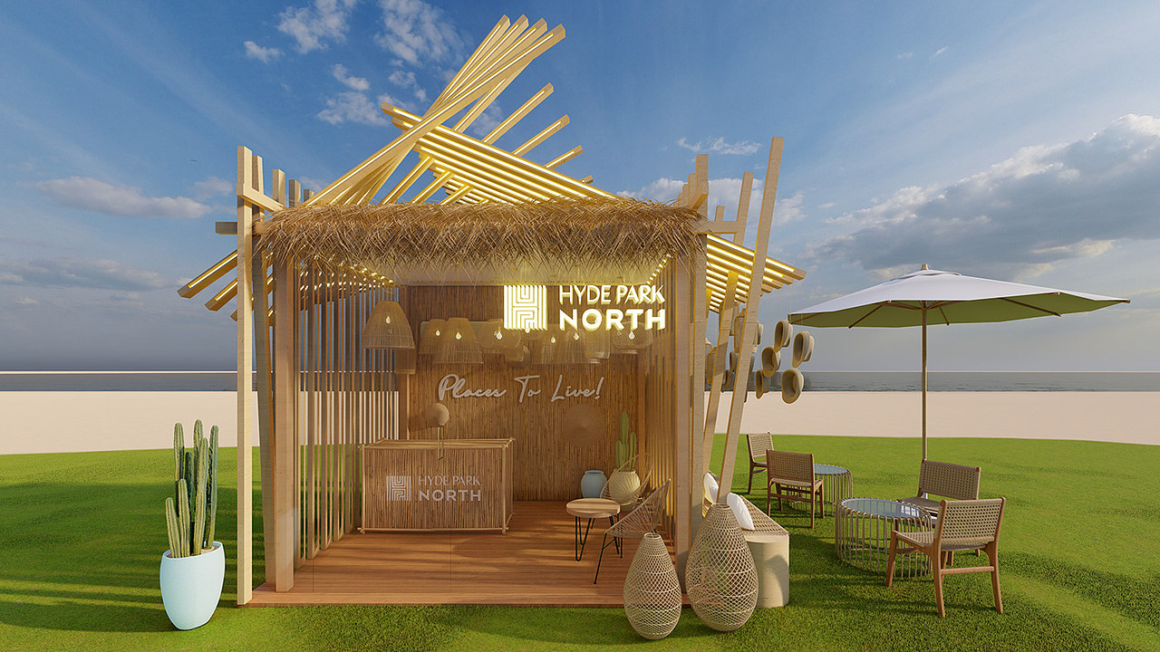 海边草屋美陈 超有氛围的户外露营网红打卡地展陈设计（图ZMzk0NDgzOTE2） - 展陈设计 - 站酷设计师WDHAKSHD原创素材 - 站酷ZCOOL