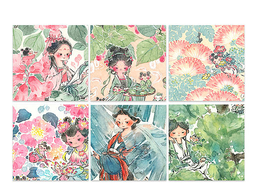 夏季节气插画合集