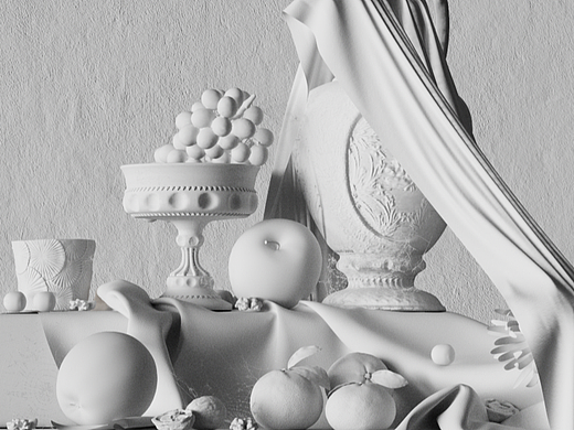 C4D 静物油画风格渲染练习