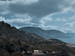 自然景观，汽车三维动画