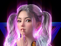 一个可爱的科幻女孩