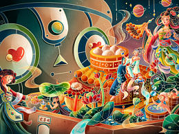 商业插画--（包装）