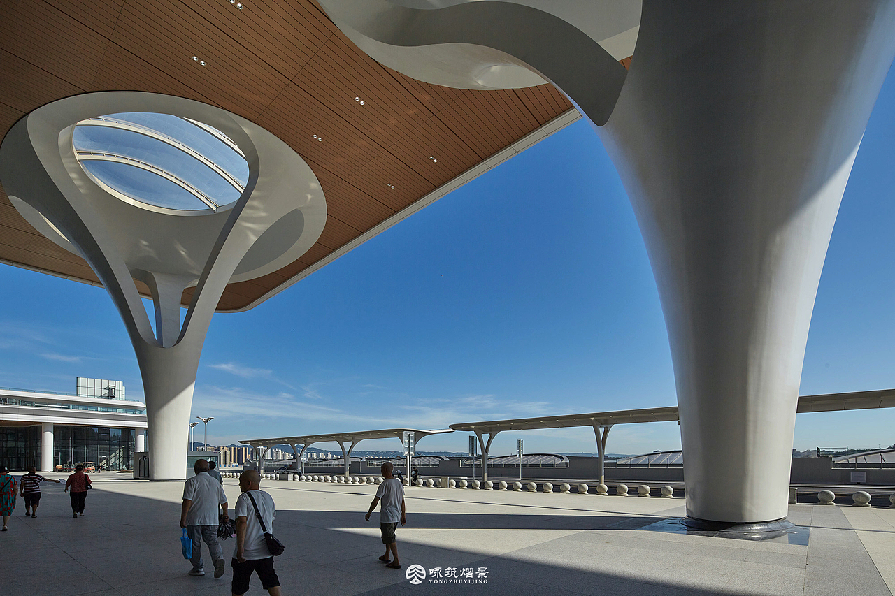 建筑摄影丨重庆东站（图ZMzk0NTIyMDAw） - 环境/建筑摄影 - 站酷设计师咏筑熠景建筑摄影原创素材 - 站酷ZCOOL