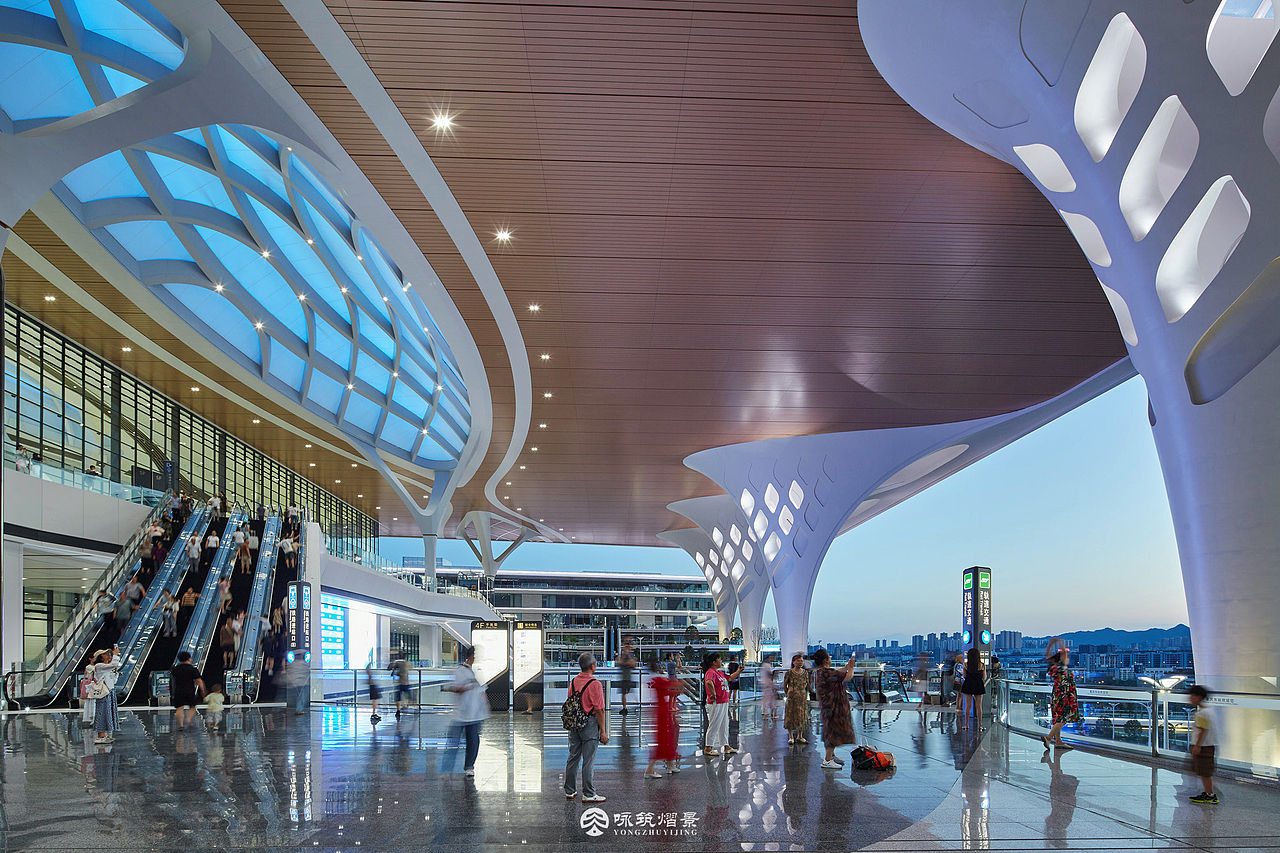 建筑摄影丨重庆东站（图ZMzk0NTIyNjM2） - 环境/建筑摄影 - 站酷设计师咏筑熠景建筑摄影原创素材 - 站酷ZCOOL