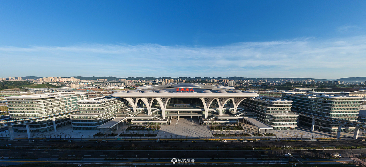 建筑摄影丨重庆东站（图ZMzk0NTIyNzA4） - 环境/建筑摄影 - 站酷设计师咏筑熠景建筑摄影原创素材 - 站酷ZCOOL