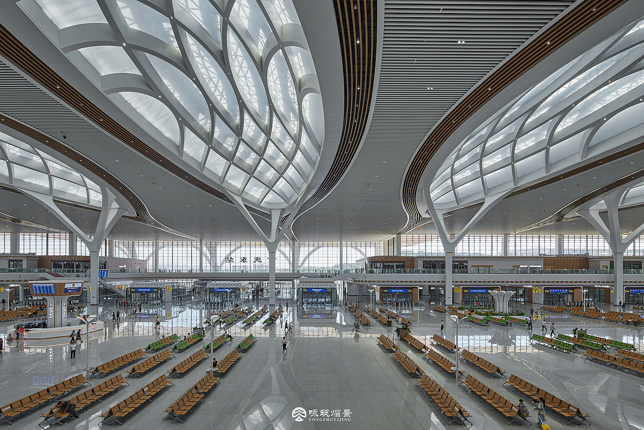建筑摄影丨重庆东站（图ZMzk0NTIyMDEy） - 环境/建筑摄影 - 站酷设计师咏筑熠景建筑摄影原创素材 - 站酷ZCOOL