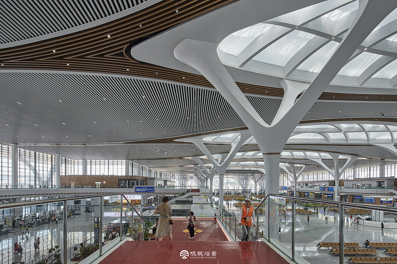 建筑摄影丨重庆东站（图ZMzk0NTIyMDE2） - 环境/建筑摄影 - 站酷设计师咏筑熠景建筑摄影原创素材 - 站酷ZCOOL