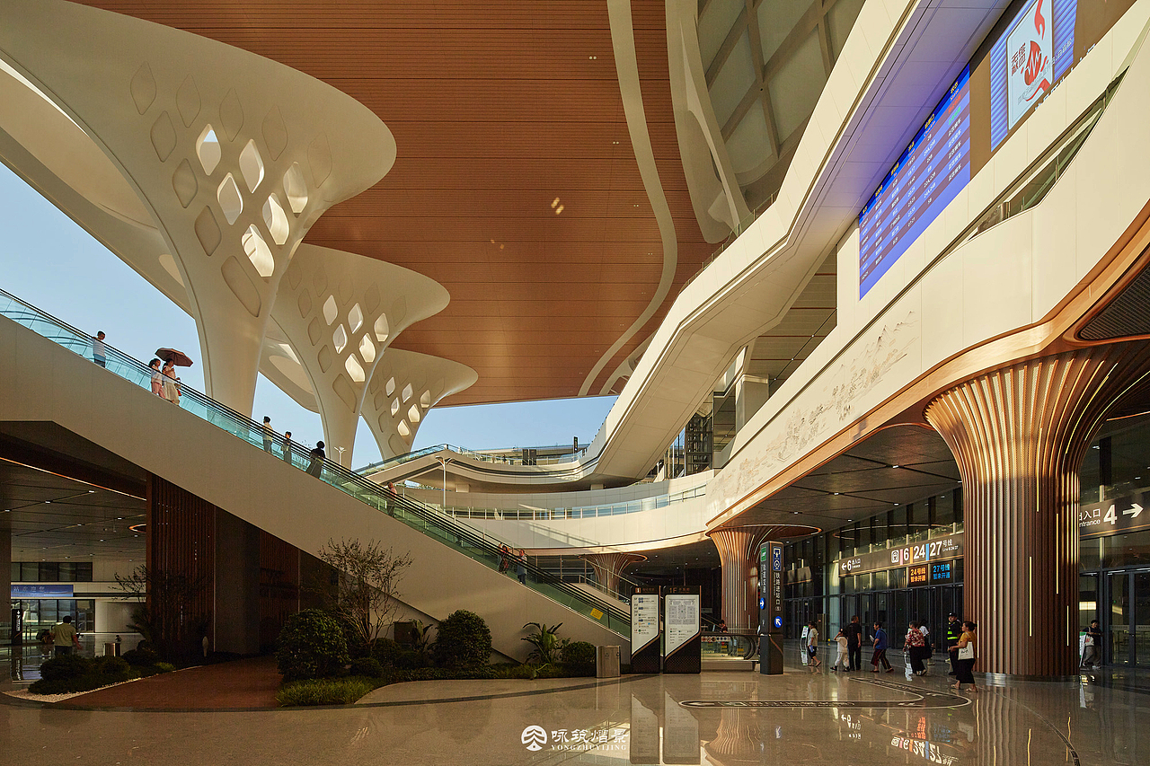 建筑摄影丨重庆东站（图ZMzk0NTIyMzA4） - 环境/建筑摄影 - 站酷设计师咏筑熠景建筑摄影原创素材 - 站酷ZCOOL