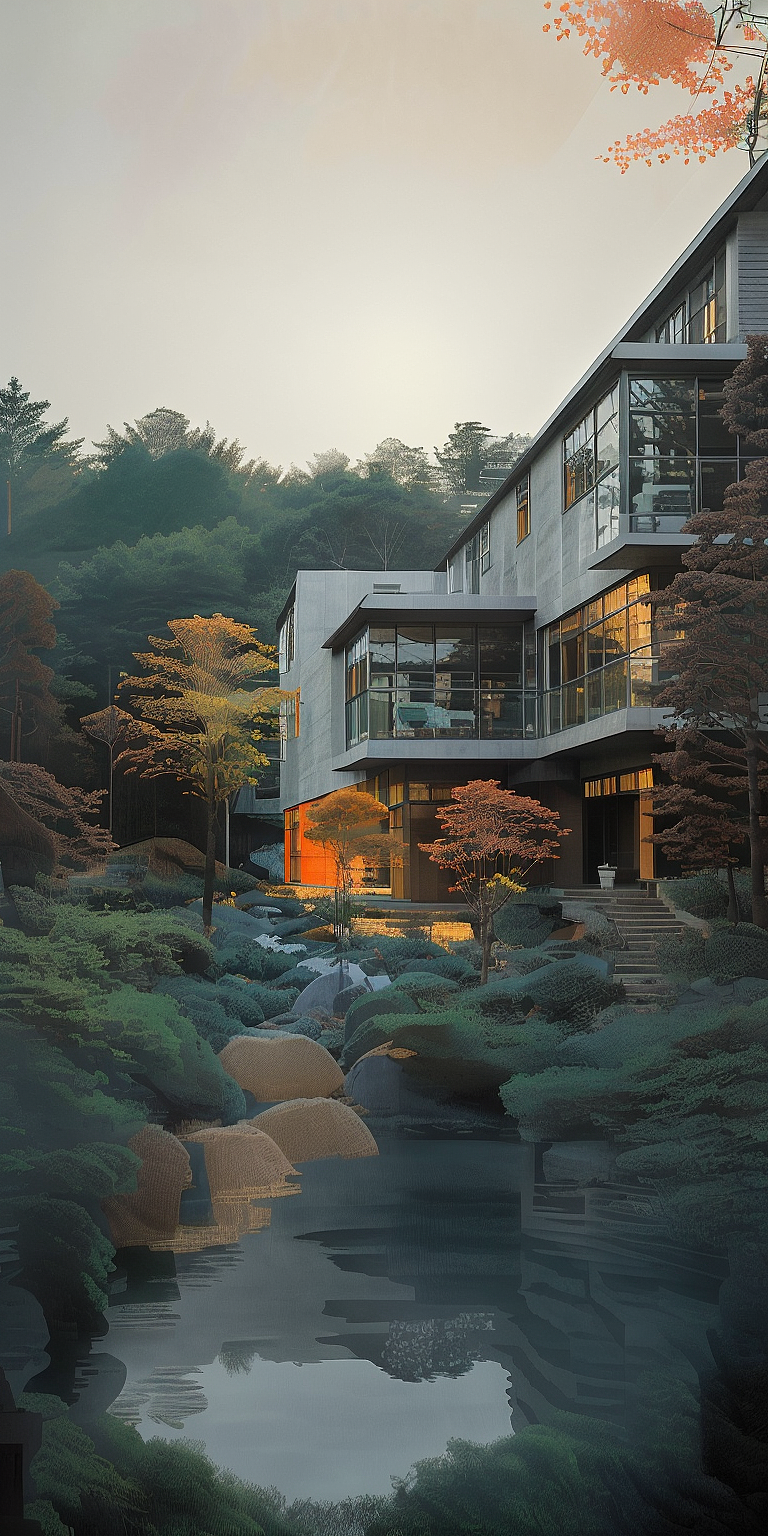 AI创意设计54-建筑插画海报（图ZMzk0NTI4Nzg4） - 建筑设计 - 站酷设计师GLMar原创素材 - 站酷ZCOOL