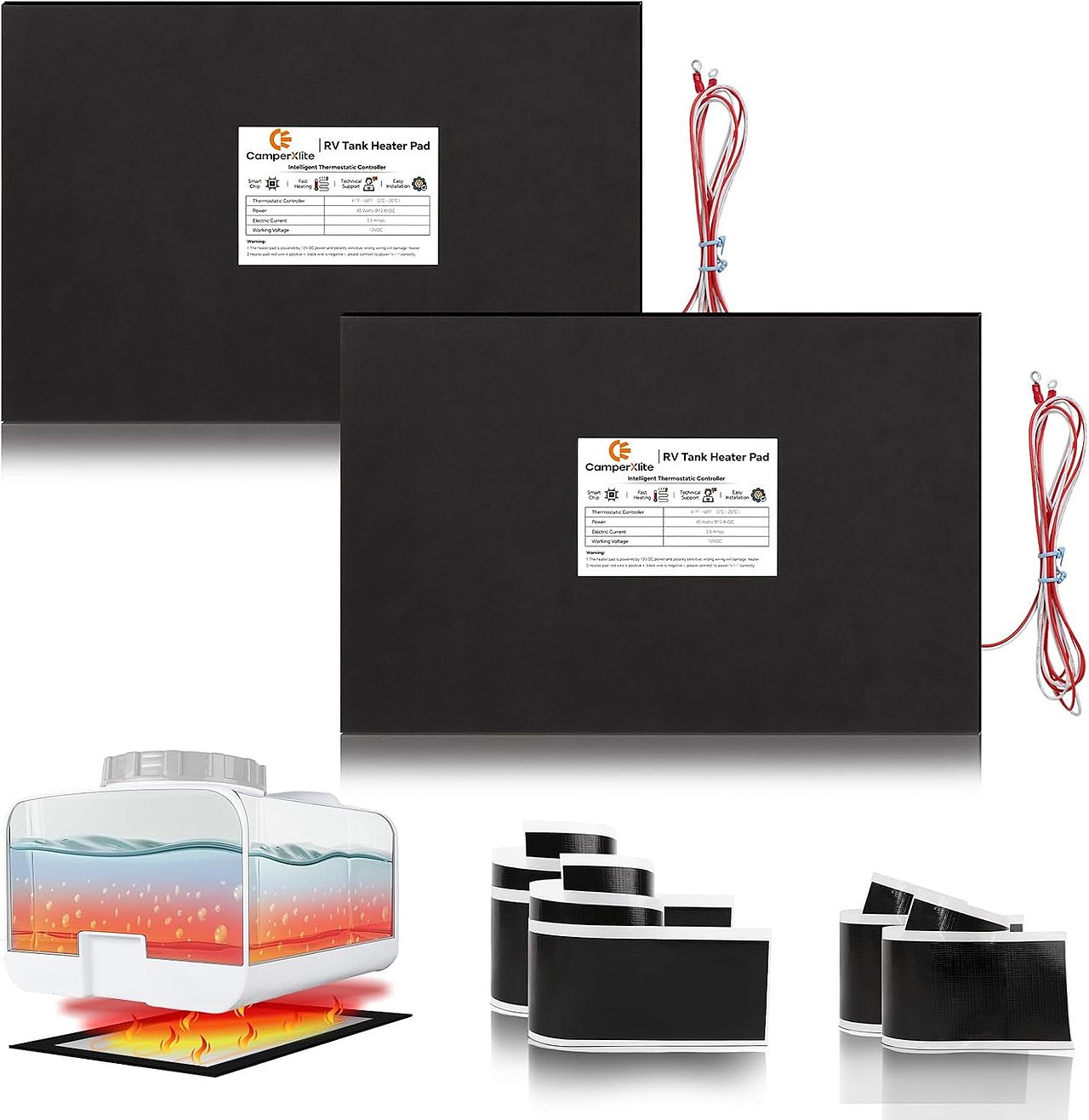 亚马逊 房车水箱加热器垫 主图 A+