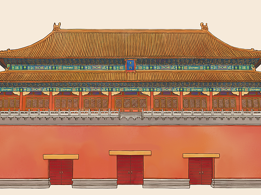 《带你看北京中轴线》部分内页插图