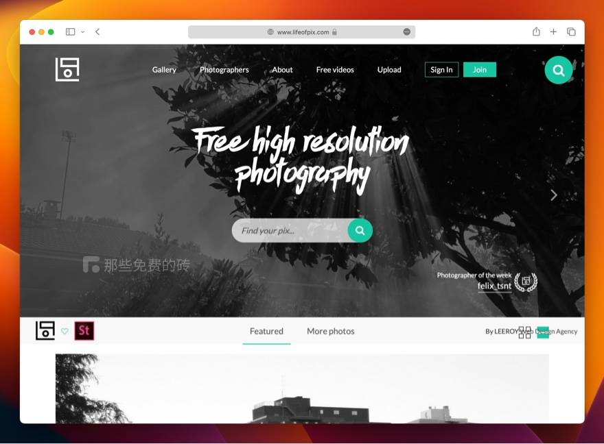 LifeOfPix - 极具个性化的摄影社区，提供免费商用图片下载，多为生活日常场景