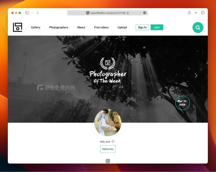 LifeOfPix - 极具个性化的摄影社区，提供免费商用图片下载，多为生活日常场景