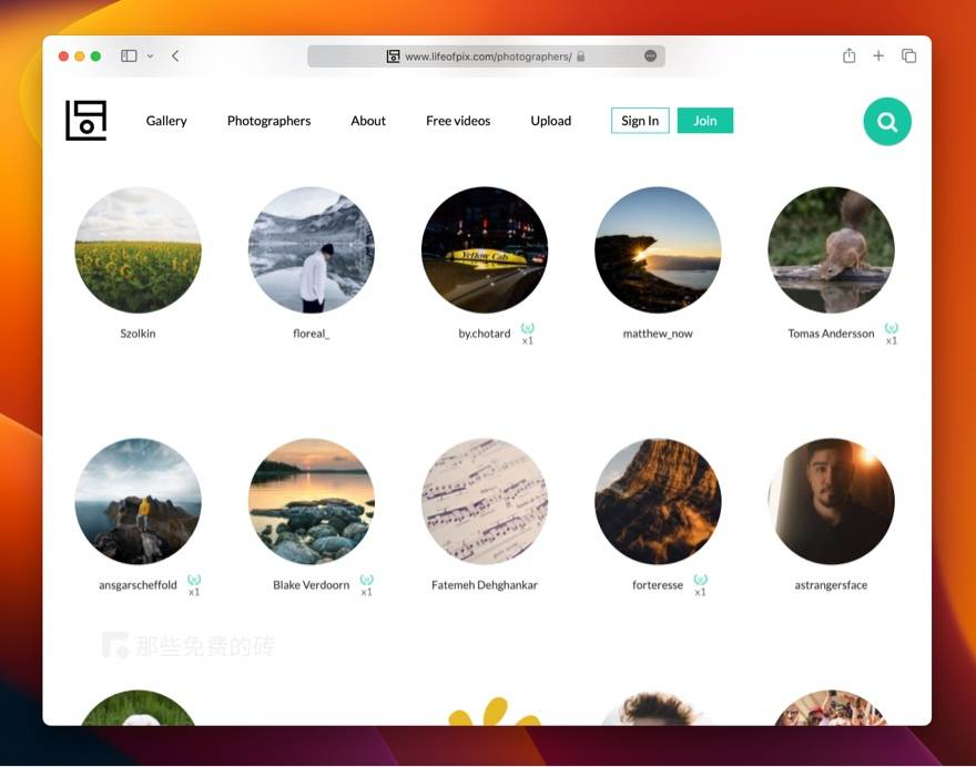 LifeOfPix - 极具个性化的摄影社区，提供免费商用图片下载，多为生活日常场景