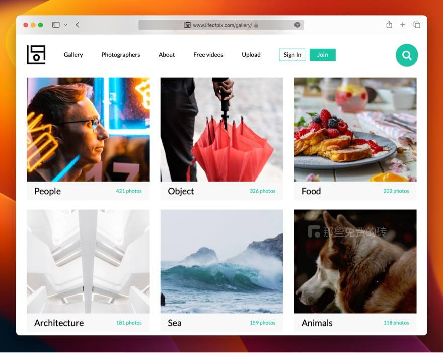 LifeOfPix - 极具个性化的摄影社区，提供免费商用图片下载，多为生活日常场景