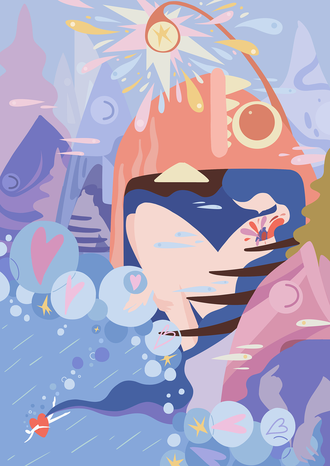 好烦，想放心去玩（图ZMzk0NTMxOTk2） - 创作习作 - 站酷设计师铎大画原创素材 - 站酷ZCOOL