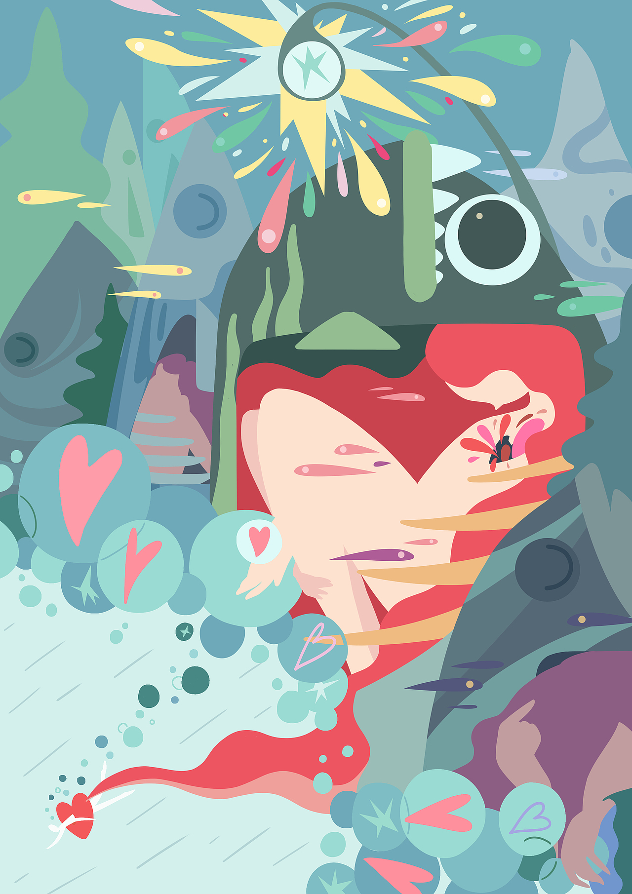 好烦，想放心去玩（图ZMzk0NTMyMDAw） - 创作习作 - 站酷设计师铎大画原创素材 - 站酷ZCOOL