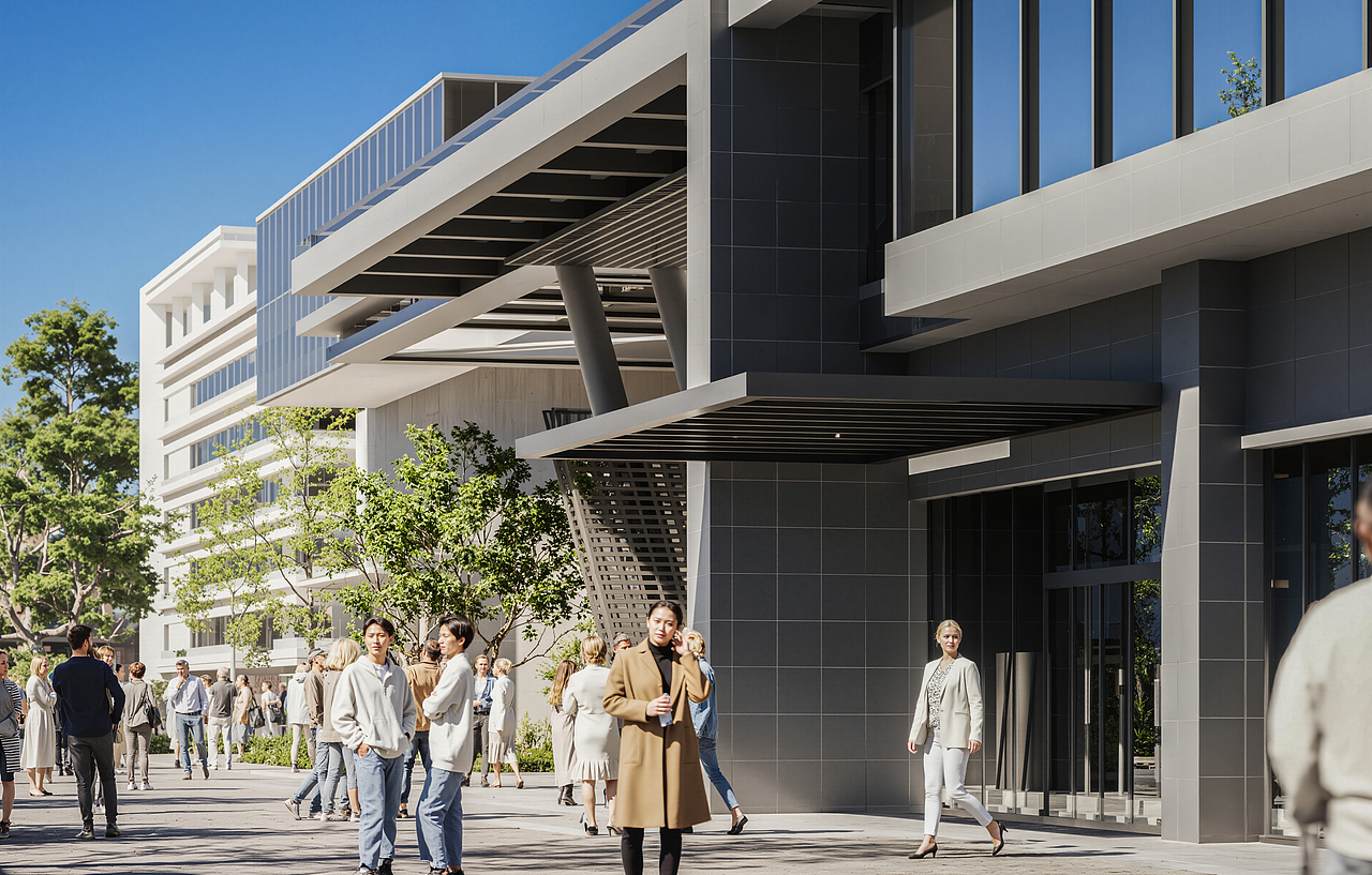 办公楼效果图-----------------mr.焦（图ZMzk0NTMzNDEy） - 建筑/空间 - 站酷设计师焦先生求职表现师原创素材 - 站酷ZCOOL