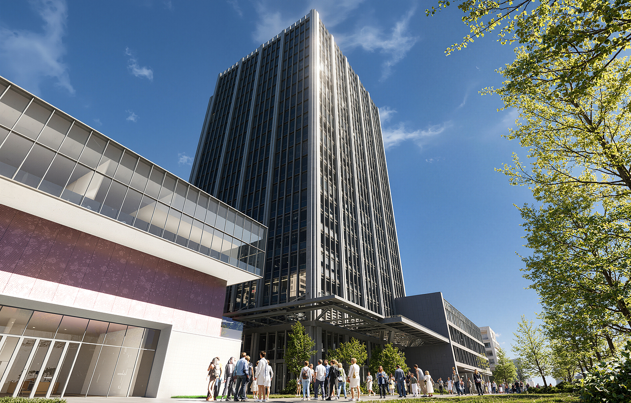 办公楼效果图-----------------mr.焦（图ZMzk0NTMzMzg0） - 建筑/空间 - 站酷设计师焦先生求职表现师原创素材 - 站酷ZCOOL