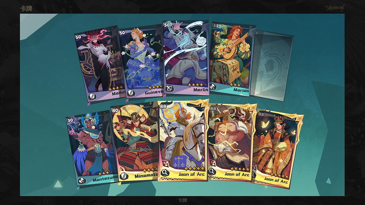 Low Poly扁平复古风格游戏UI设计