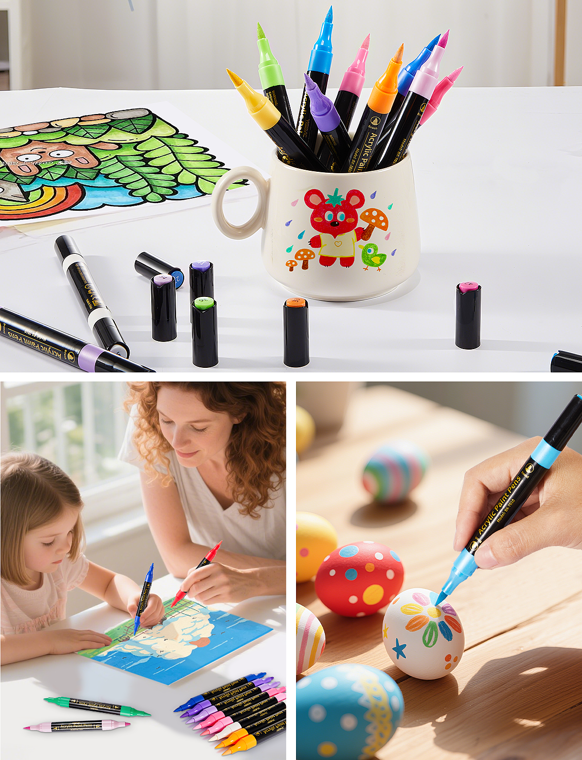 【聚豪设计】彩色丙烯马克笔文具亚马逊主副图A+设计（图ZMzk0NTU4Mjgw） - 产品摄影 - 站酷设计师专业电商摄影设计原创素材 - 站酷ZCOOL