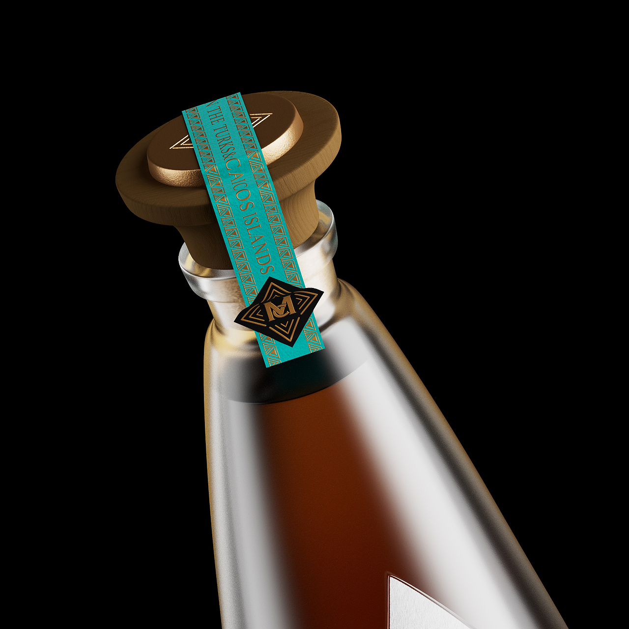 以船帆为原型的朗姆酒包装