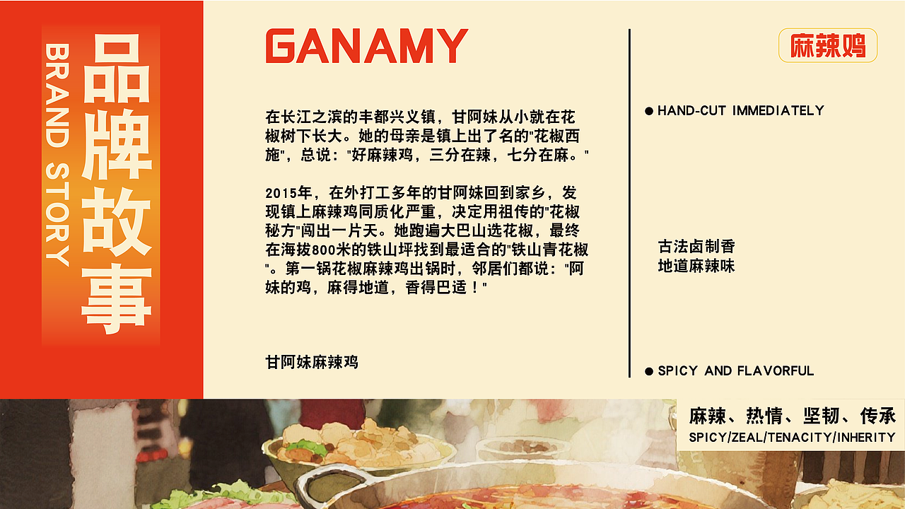 甘阿妹麻辣鸡品牌全案
