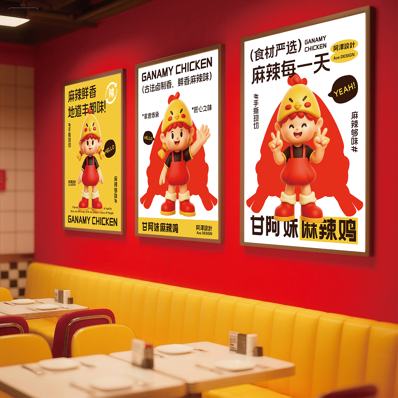 甘阿妹麻辣鸡品牌全案